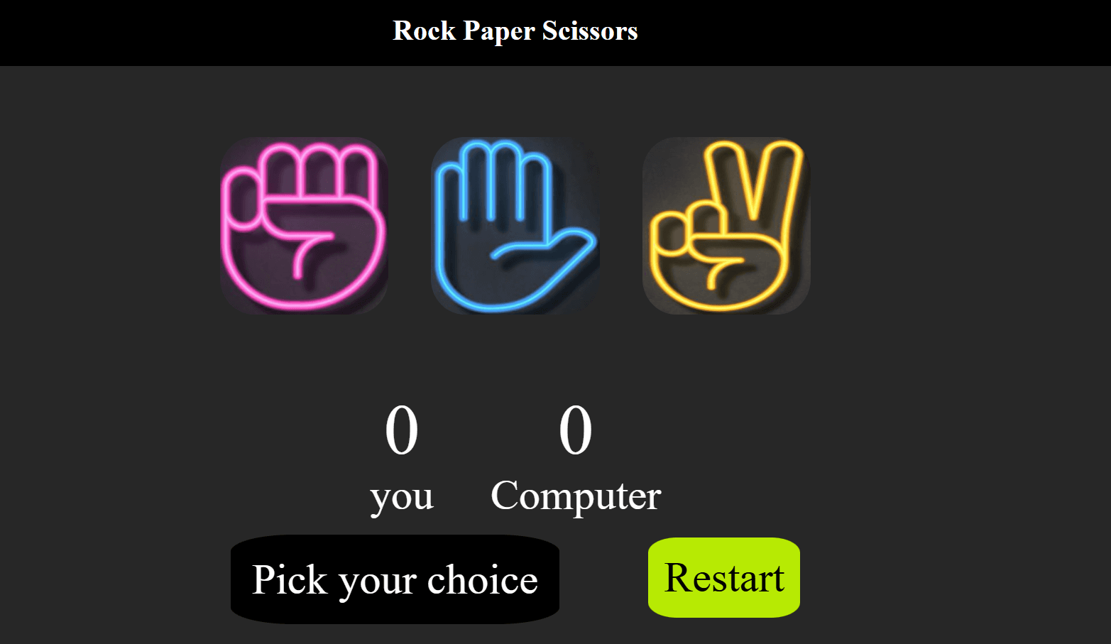 Rock Paper Scissor
